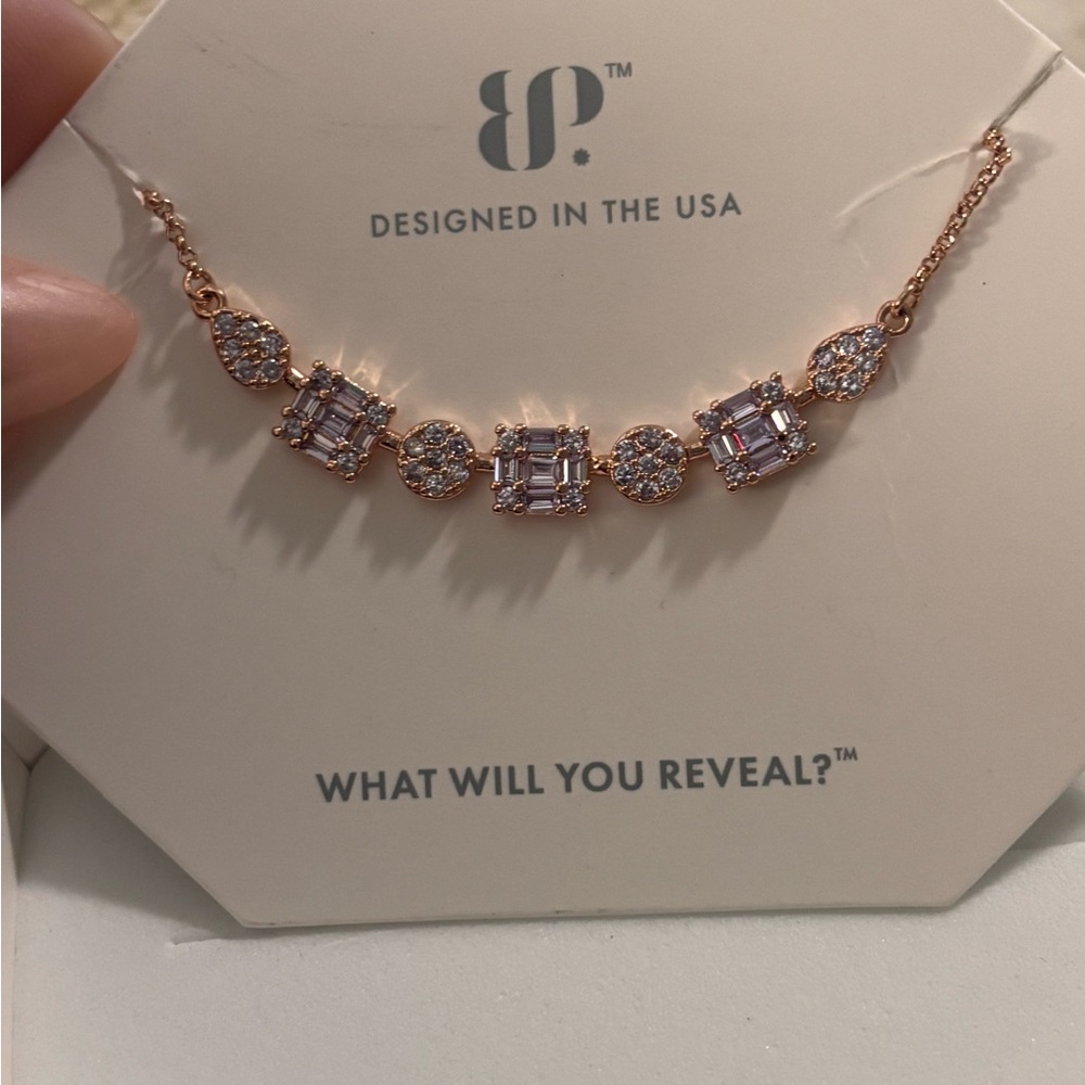 Elegant Rose Gold Necklace Bomb party OG